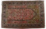 Handmade Persian Prayer Rug with Floral Motif