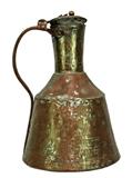 Antique Hand Hammered Copper Water Pitcher