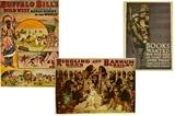 4 Pc. Print Lot w/ Buffalo Bill's Wild West