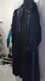 black full length mink coat 