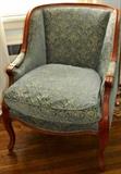 Hickory Chair French style upholstered chair
