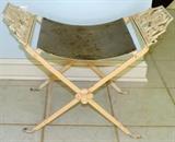 Painted iron seat - ideal for bath or garden