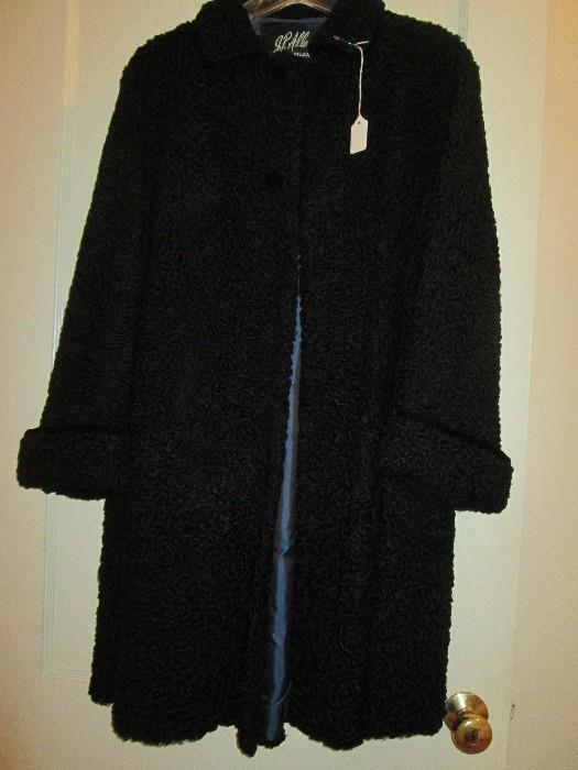 Vintage curly lamb coat from J. P. Allen in Atlanta