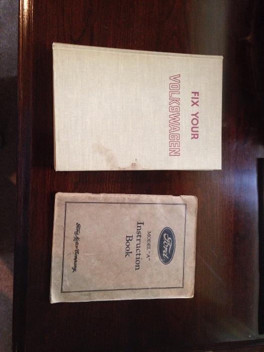 "Fix your Vokswagen" motor book. "Ford" Instruction Book