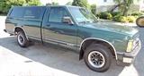 8PM: 1993 Chevrolet S-10 Tahoe Pickup Truck with Fleer Cap; 21,868 Miles.