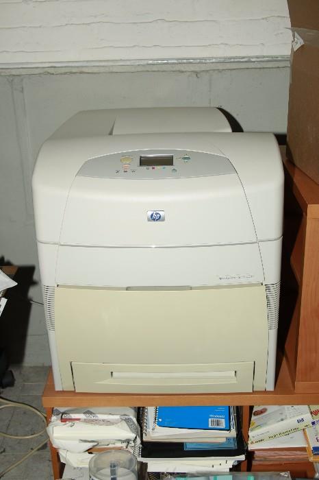 Printer is color Laser 5500dn prints both 8x11 & 11 x 17 & duplexes