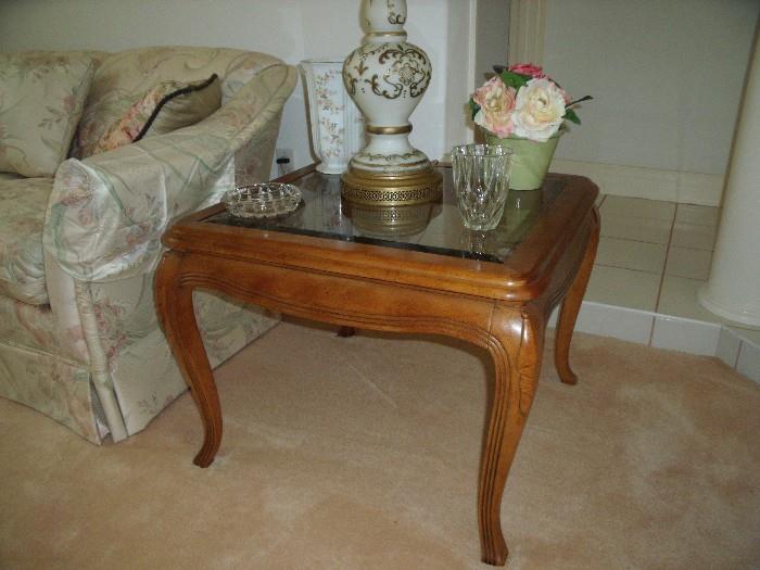 one of matching end tables