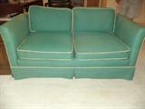 Golf Green Accent Love seat-perfect for the Man-fort or College Apartment!