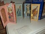 Hallmark Collections Dolls: Martha Washington, George Washington, Benjamin Franklin,