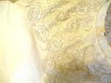 Lace on Wedding Gown