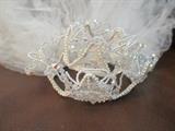 Close up wedding hat