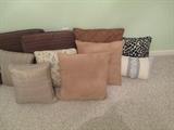 Variety of Pillows.