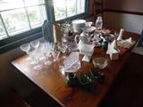 Misc China and glassware