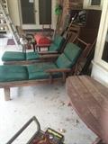 Redwood patio furniture
