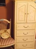 Ethan Allen chest of drawers and side chair