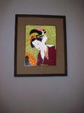 Beaded Japanese artwork
