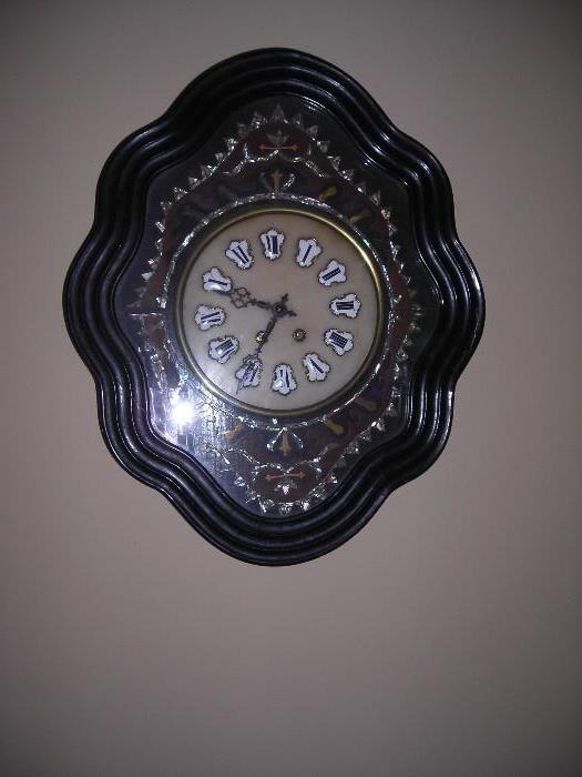 Antique picture frame clock
