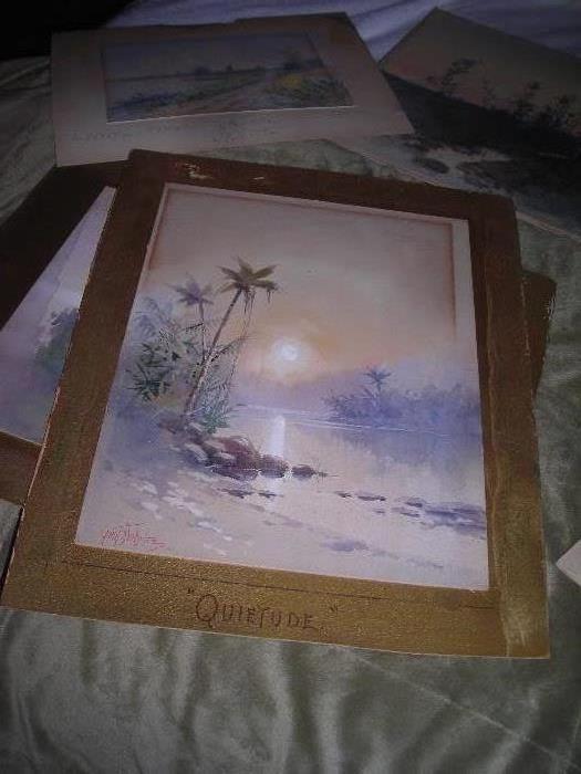 Oil watercolors