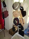 hats and hat rack