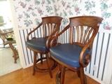 3 of these great almost new mahogany bar stools