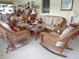 7 pc. set very nice wicker set