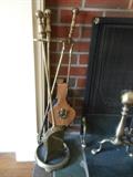 Fireplace tools and bellows