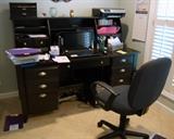 New black Computer Desk and Office Chair