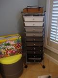 Rolling Cart File Drawers - New