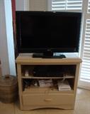 Sony Flat Screen TV and Cabinet