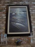 Framed Art of Beach Sand
