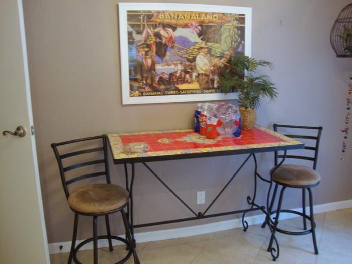 Tile Kitchen Table and chairs