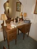 Antique dresser & mirror