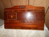 Dar-Lin WWII era inlaid wood handbag/ RARE