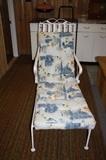 WROUGHT IRON LOUNGER