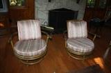 RETRO BAMBOO BARREL CHAIRS