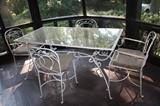 WROUGHT IRON TABLE SET