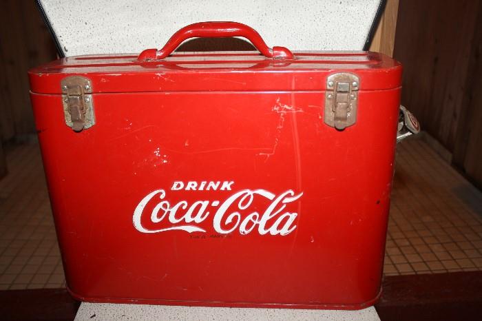 ANTIQUE COCA COLA COOLER