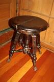 VINTAGE PIANO STOOL