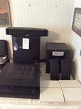 Yamaha Dolby surround with Bose subwoofer and speaker.