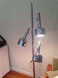 Mid-Century chrome floor lamp