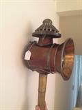 Antique carriage lantern