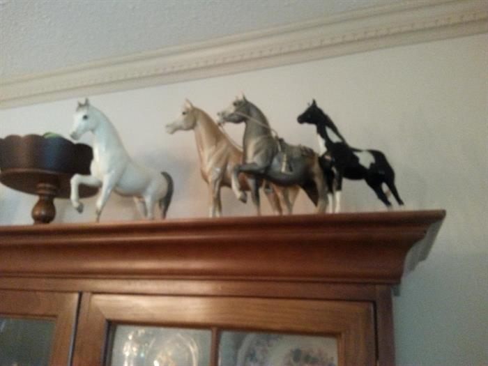 Vintage horse figurines