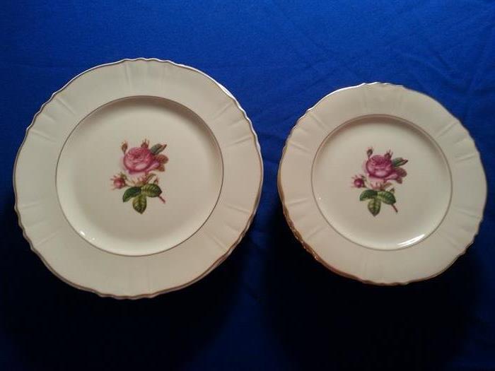 "Rosalie" pattern - Federal Shape Syracuse China - Made In America
