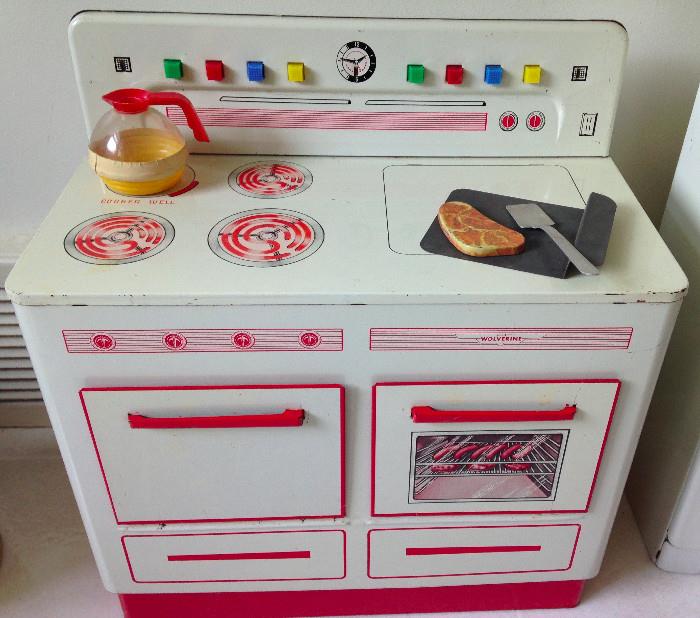 Vintage children's play appliances