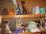 Large Halloween selection of decor