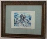 Print of the Arc De Triumph