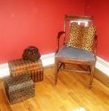 Decorative Boxes and a Chair with a Pillow, You Know You Want It!