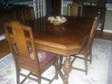 Antique Dining Room table and Chairs