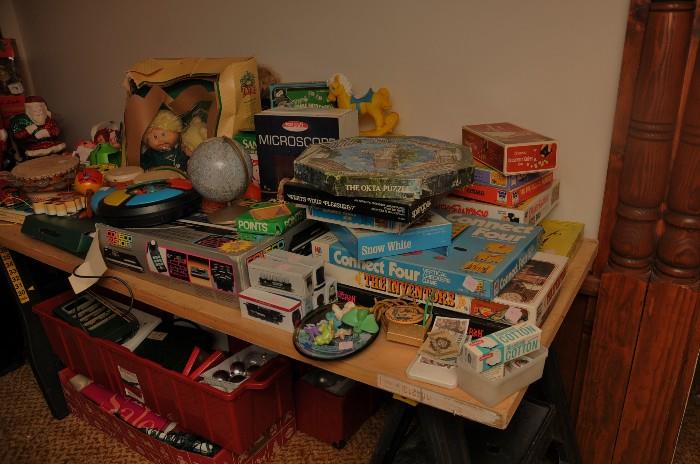 LARGE SELECTION OF TOYS AND GAMES