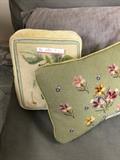 Needle point pillows 